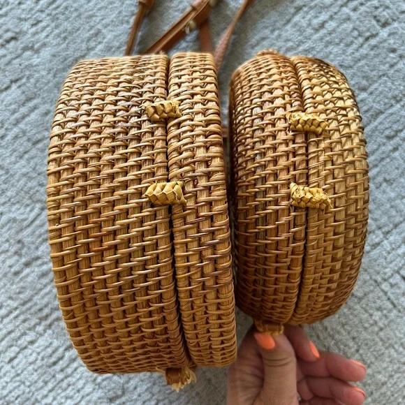 Woven Rattan Bag Set - Picture 4 of 16